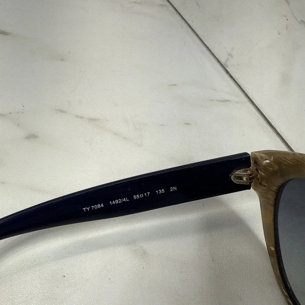 Tory Burch✨Sunglasses✨Authentic✨Blue Tan✨TY7084‎ 1492/4L 55-17-135✨Frames Only